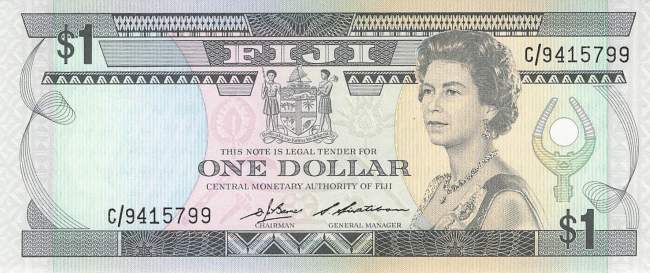 Fiji 1 dollar p81 1983